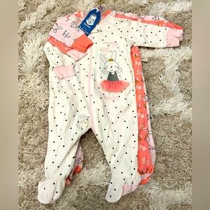 NWT Gerber 0-3 month PJ 3-pack